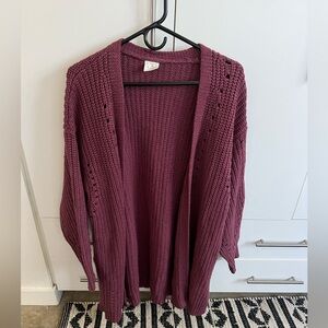 By Together: Chunky Knit Cardigan Sweater with Pockets
